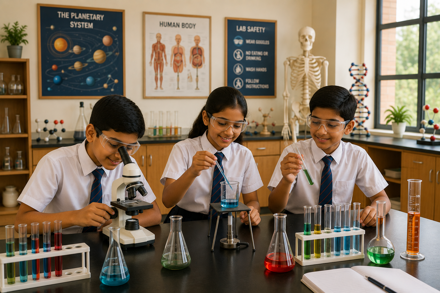 Science Lab & Graded Experiments at EduBloom